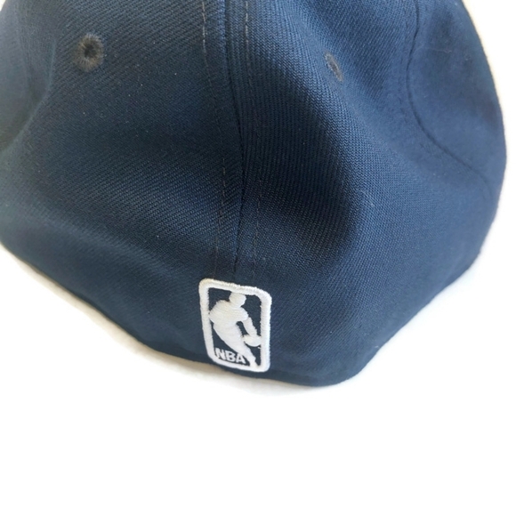 59Fifty New Era Size 7 1/2 NBA Utah Jazz Fitted Hat OTC Cap Blue - Picture 4 of 6